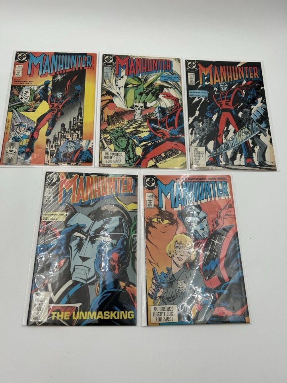 DC COMICS MANHUNTER #1 -#5 1988 Comic Book Lot Run Set Lot 2